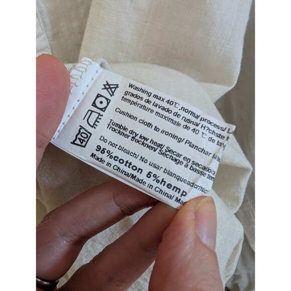 Coofandy Hemp Popover Henley Shirt Men's XXXL Gorpcore Minimalist Homesteader - Picture 6 of 6